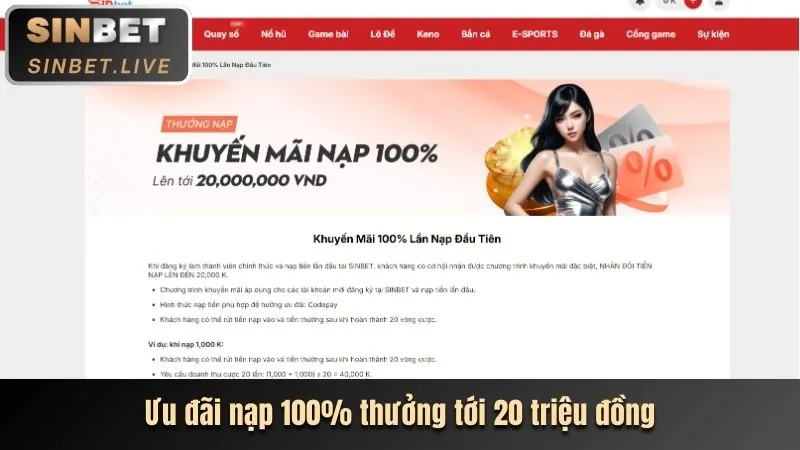 Ưu đãi tiền thưởng độc quyền